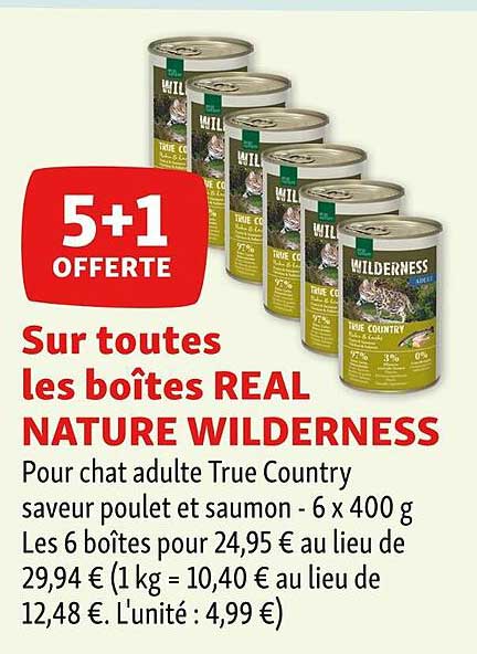 sur toutes les boîtes real nature wilderness