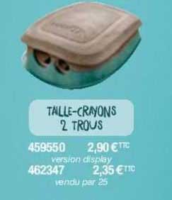 taille-crayons 2 trous