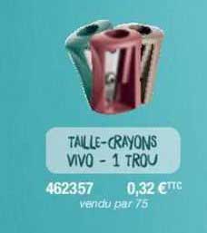 taille-crayons vivo - 1 trou