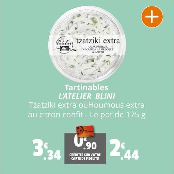 Tartinables L'atelier Blini