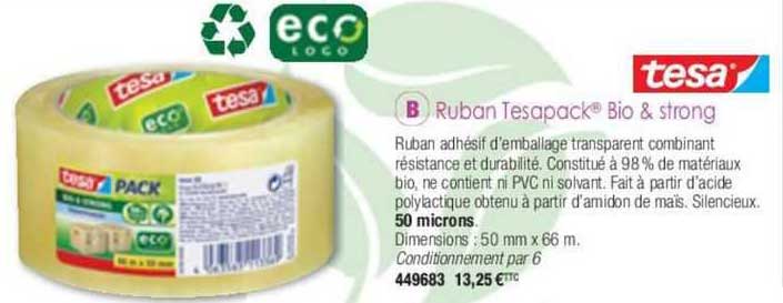 tesa ruban tesapack bio & strong