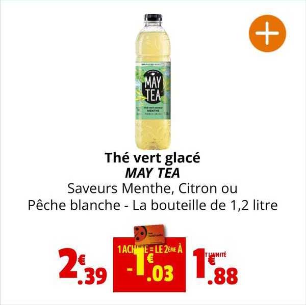 thé vert glacé may tea