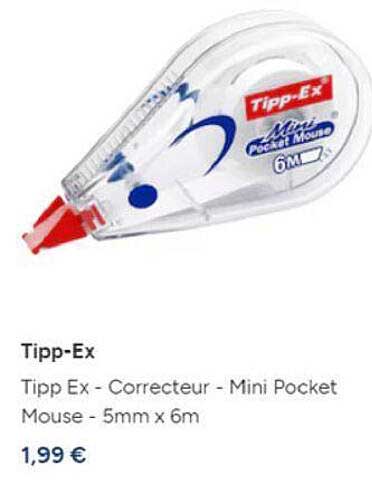 tipp-ex - correcteur - mini pocket mouse