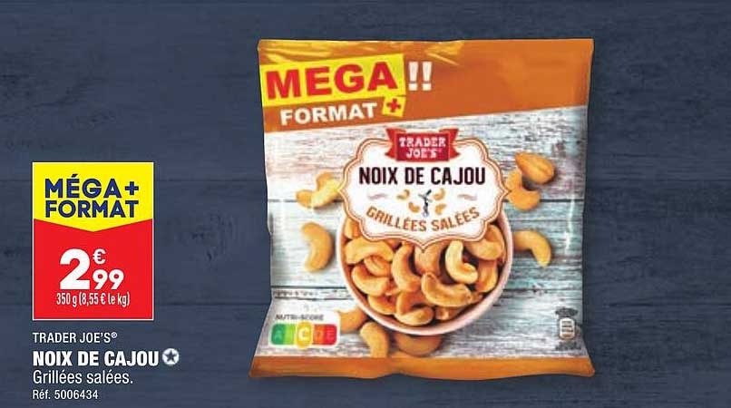 trader joe's noix de cajou