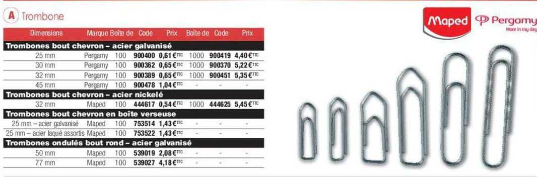 trombone maped ou pergamy
