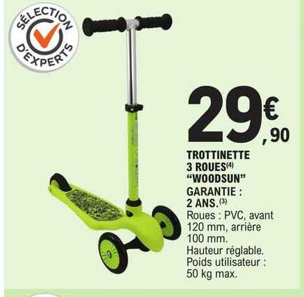 Trottinette 3 Roues "woodsun"