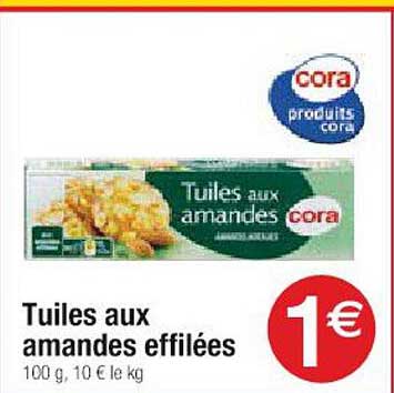 tuiles aux amandes effilées
