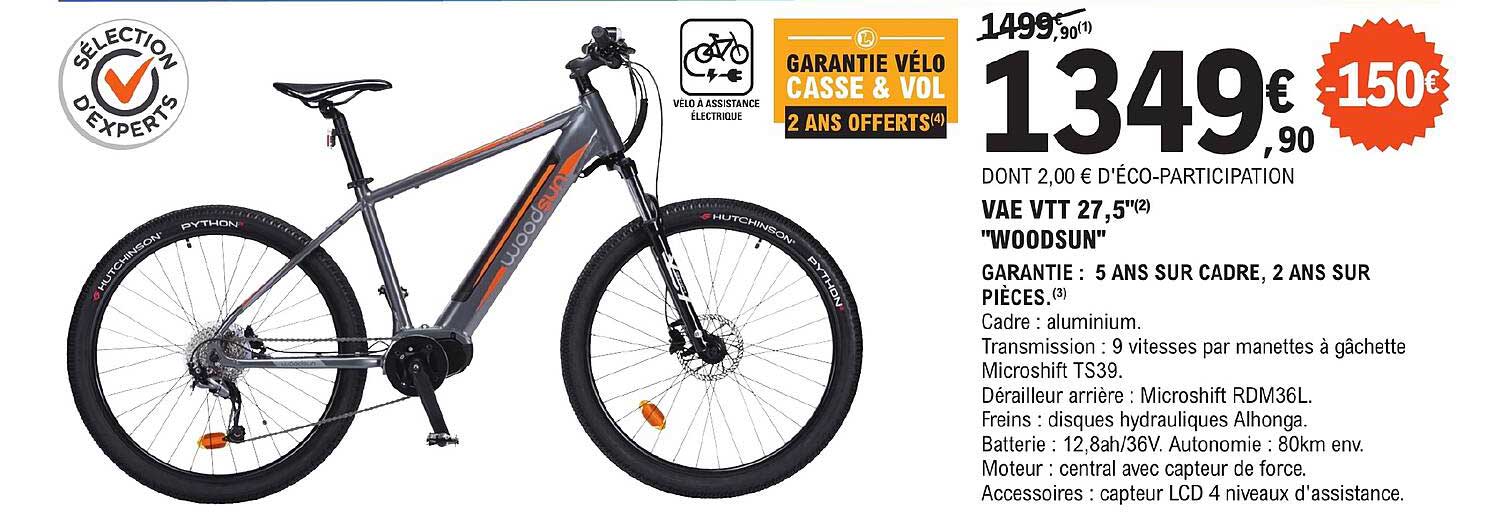 vae vtt 27,5" "woodsun"