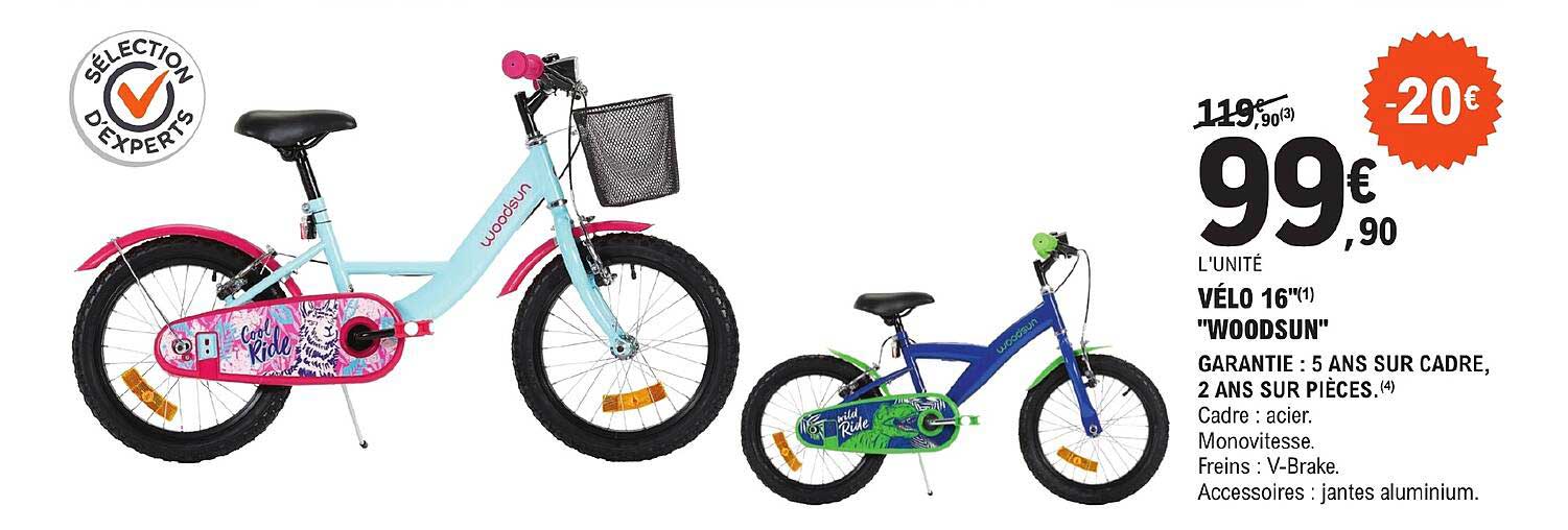 Vélo 16" "woodsun"
