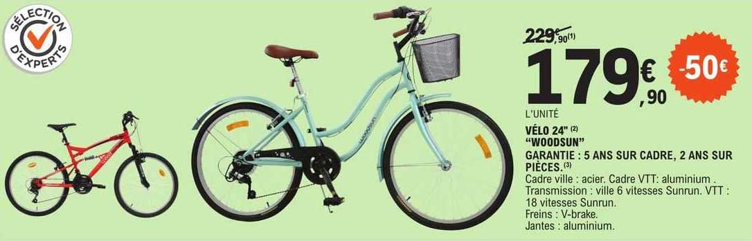 Vélo 24" "woodsun"