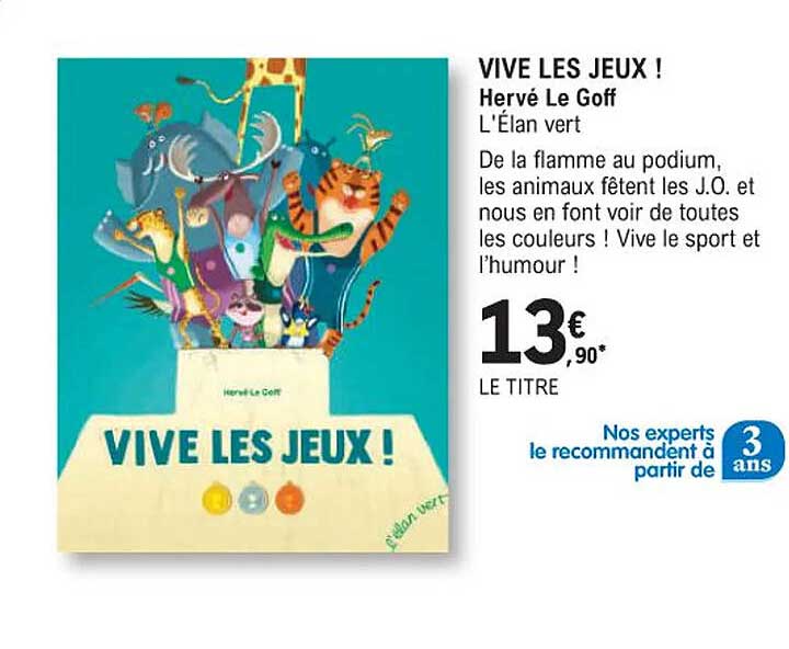 vive les jeux ! hervé le goff l'élan vert
