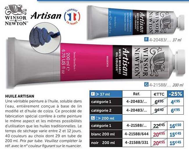 Winsor Newton Huile Artisan