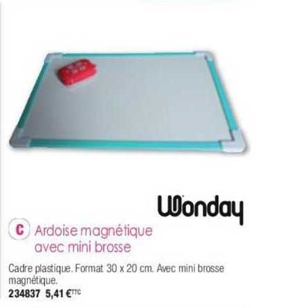 Wonday Ardoise Magnétique Avec Mini Brosse