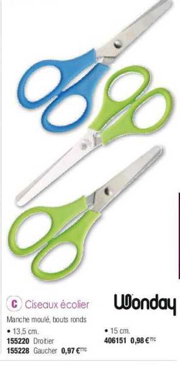 Wonday Ciseaux écolier