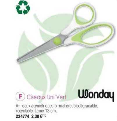 Wonday Ciseaux Uni'vert