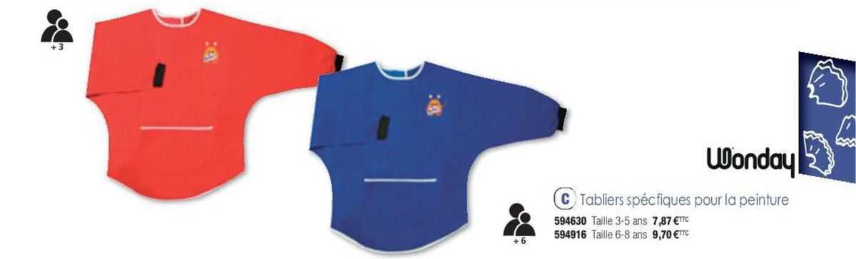 wonday tabliers spécifiques pour la peinture
