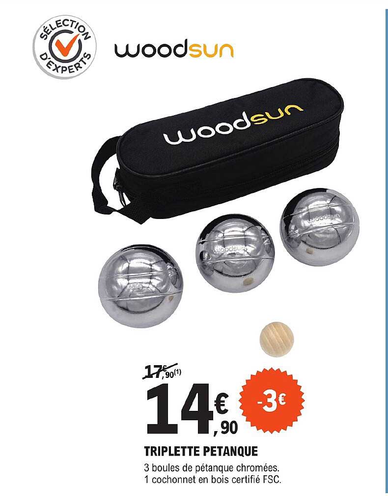 Woodsun Triplette Petanque