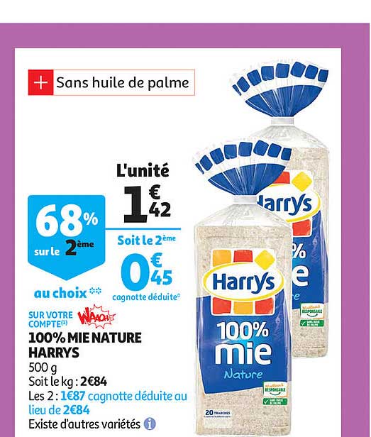 100% Mie Nature Harrys