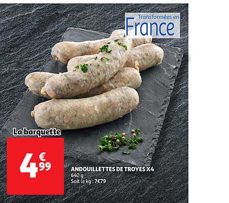 Andouillettes De Troves X4