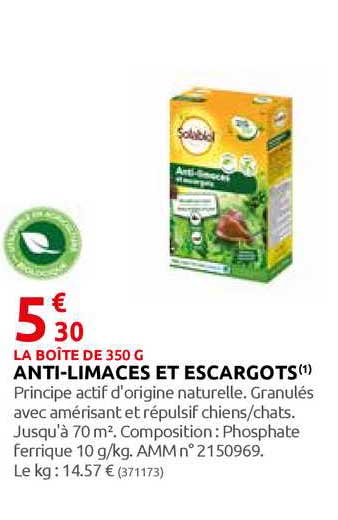 anti-limaces et escargots solabiol