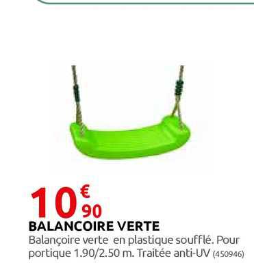 balancoire verte