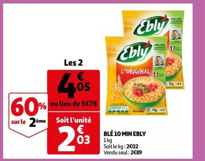 blé 10 min ebly