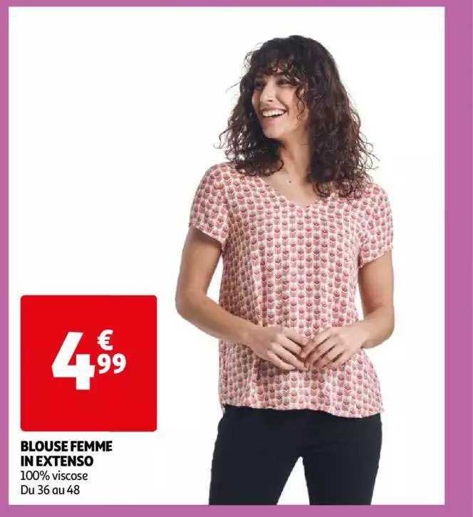 blouse femme in extenso