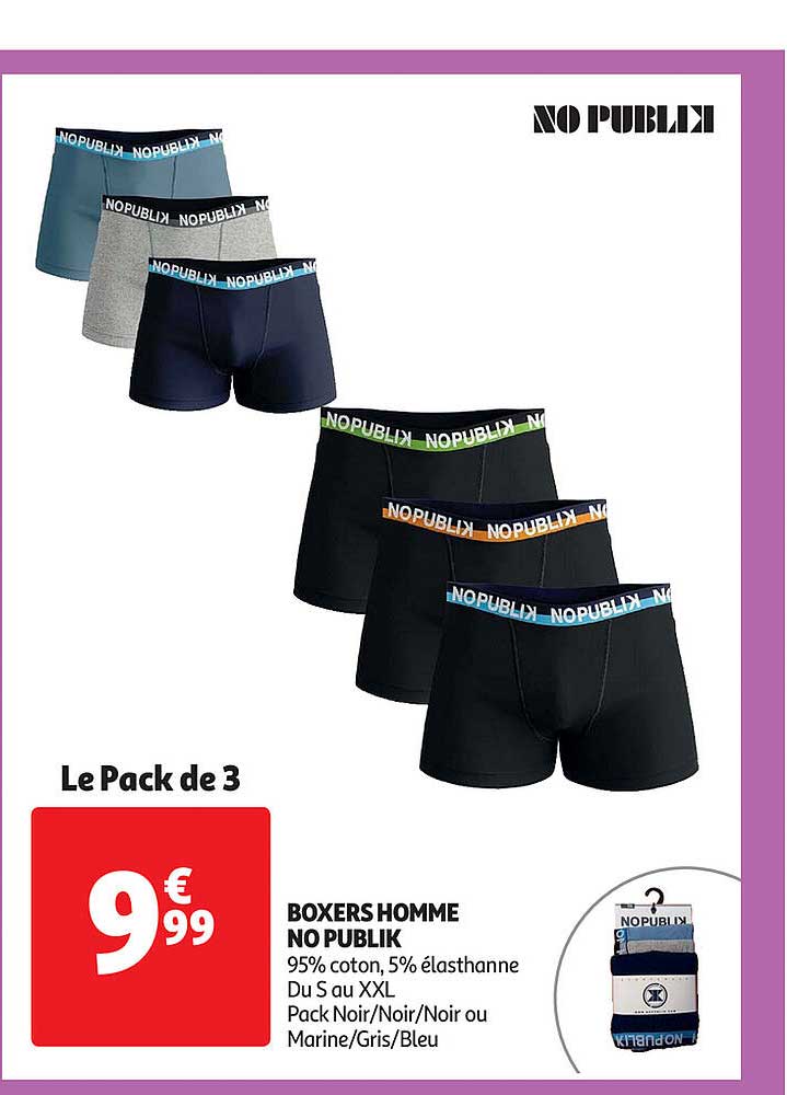 Boxers Homme No Publik