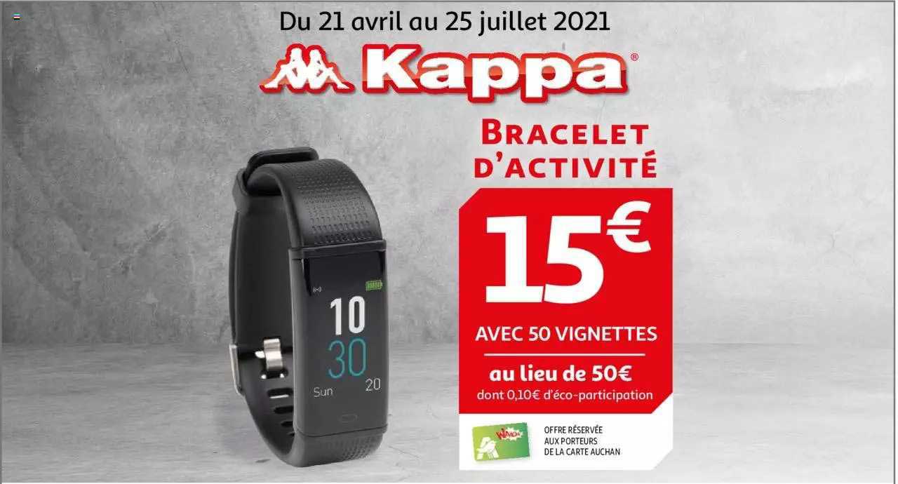 bracelet d'activité kappa