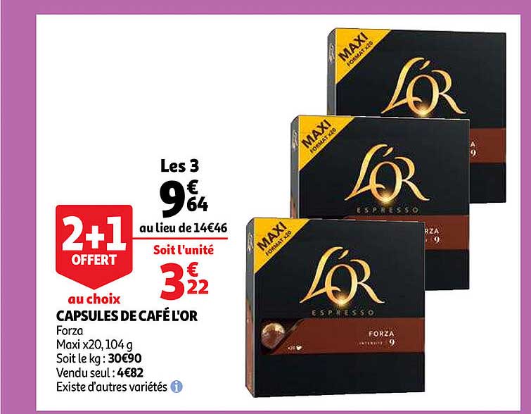 Capsules De Cafel'or