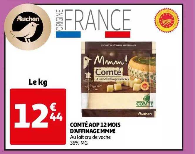 comté aop 12 mois d'affinage mmm!