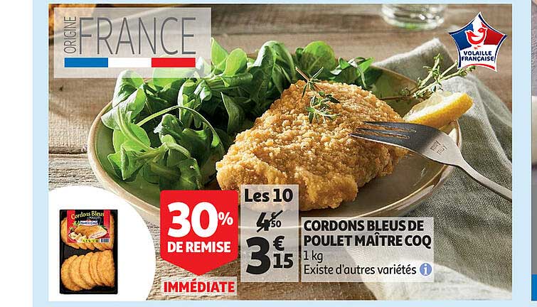 Cordons Bleus De Poulet Maitre Coq