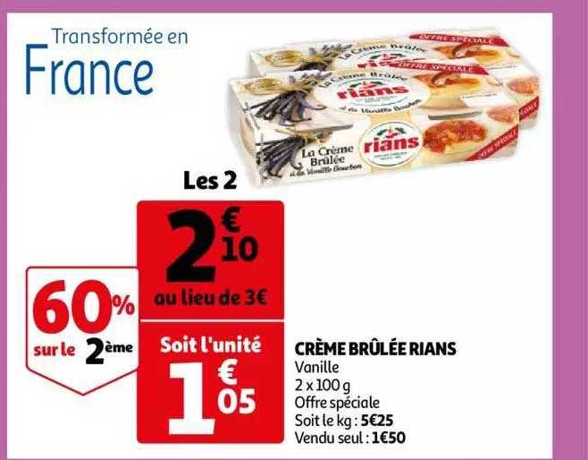 crème brûlée rians