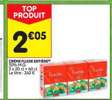 Crème Fluide Entière