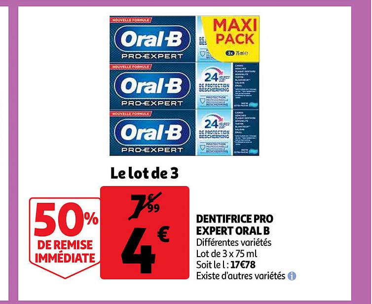 Dentirice Pro Expert Oral B