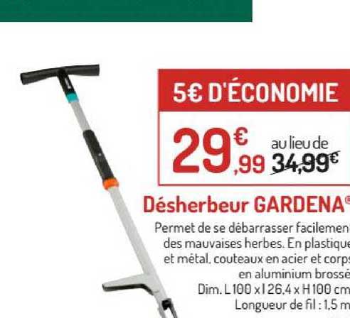 désherbeur gardena