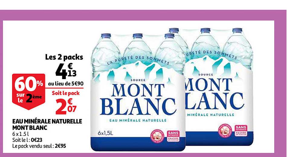 Eau Minerale Naturelle Mont Blanc