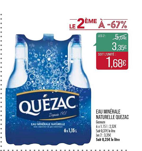 Eau Minerale Naturelle Quezac