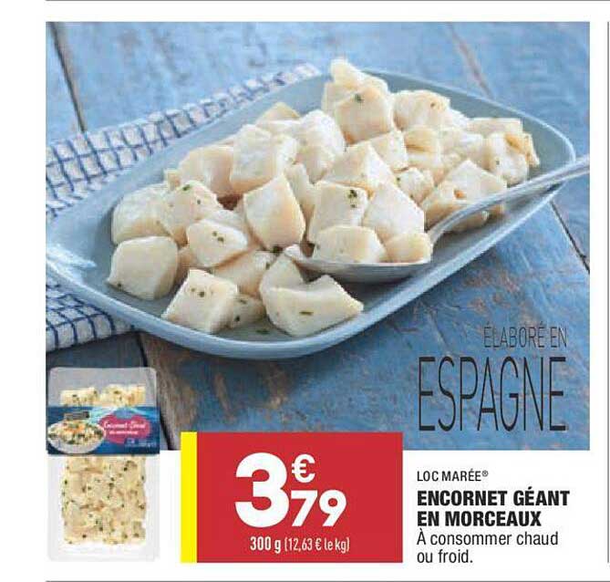 Encornet Géant En Morceaux Loc Marée
