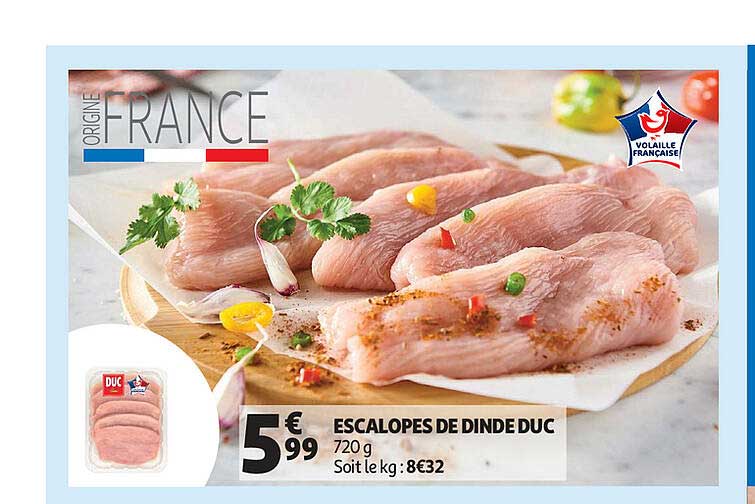 Escalopes De Dinde Duc