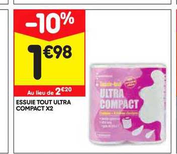 Essuie Tout Ultra Compact X2