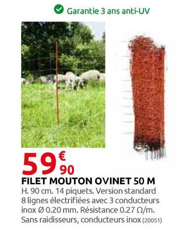 filet mouton ovinet 50 m