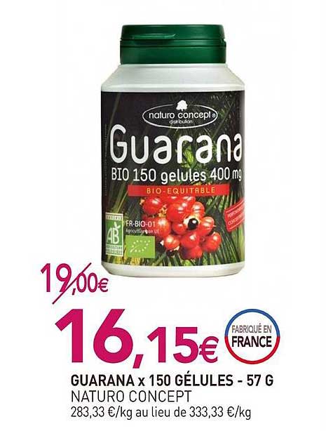 Guarana X 150 Gelules-57 G