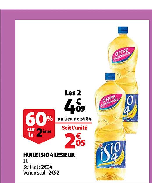 Huile Isio 4 Lesieur