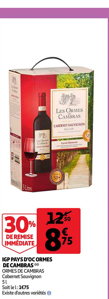 Igp Pays d'o Ormes De Cambras