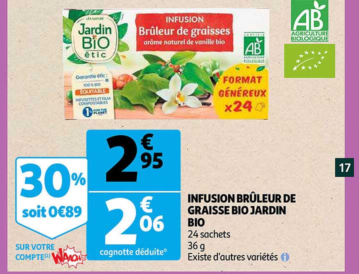 Infusion Bruleur De Graisse Bio Jardin Bio