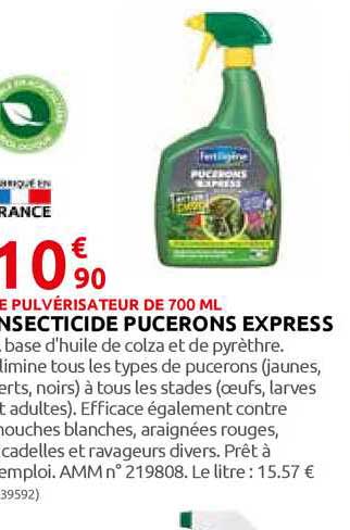 insecticide pucerons express