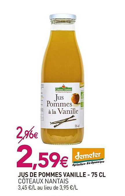 Jus De Pommes Vanille-75cl