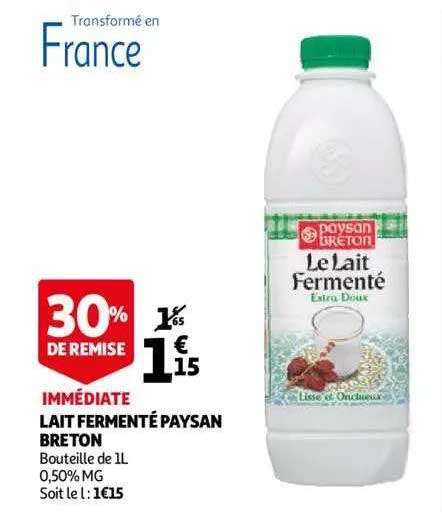 Lait Fermenté Paysan Breton