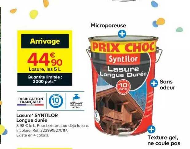 lasure syntilor longue durée